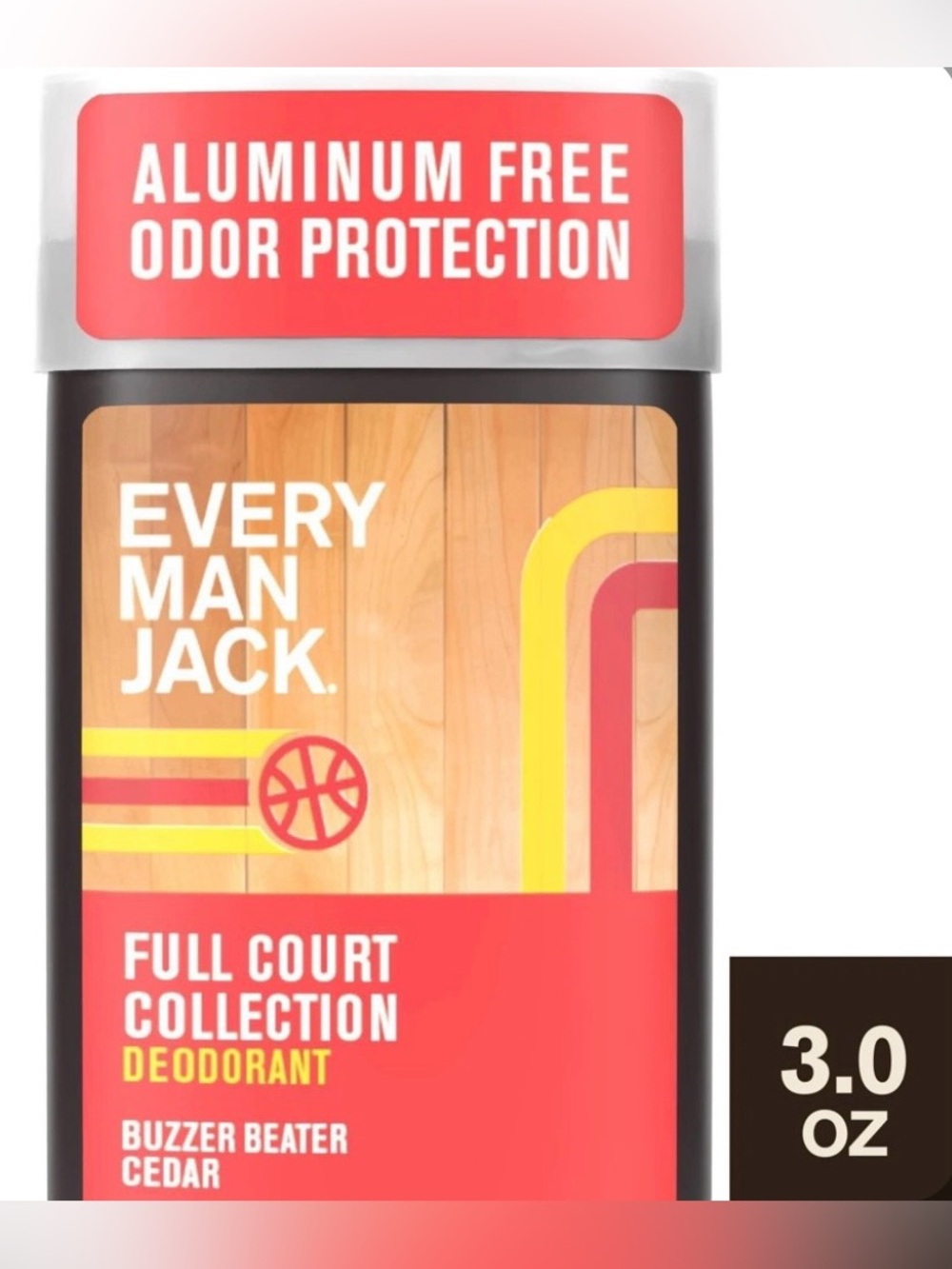 Every Man Jack Limited Edition Full Court Collection Aluminum-Free Deodorant